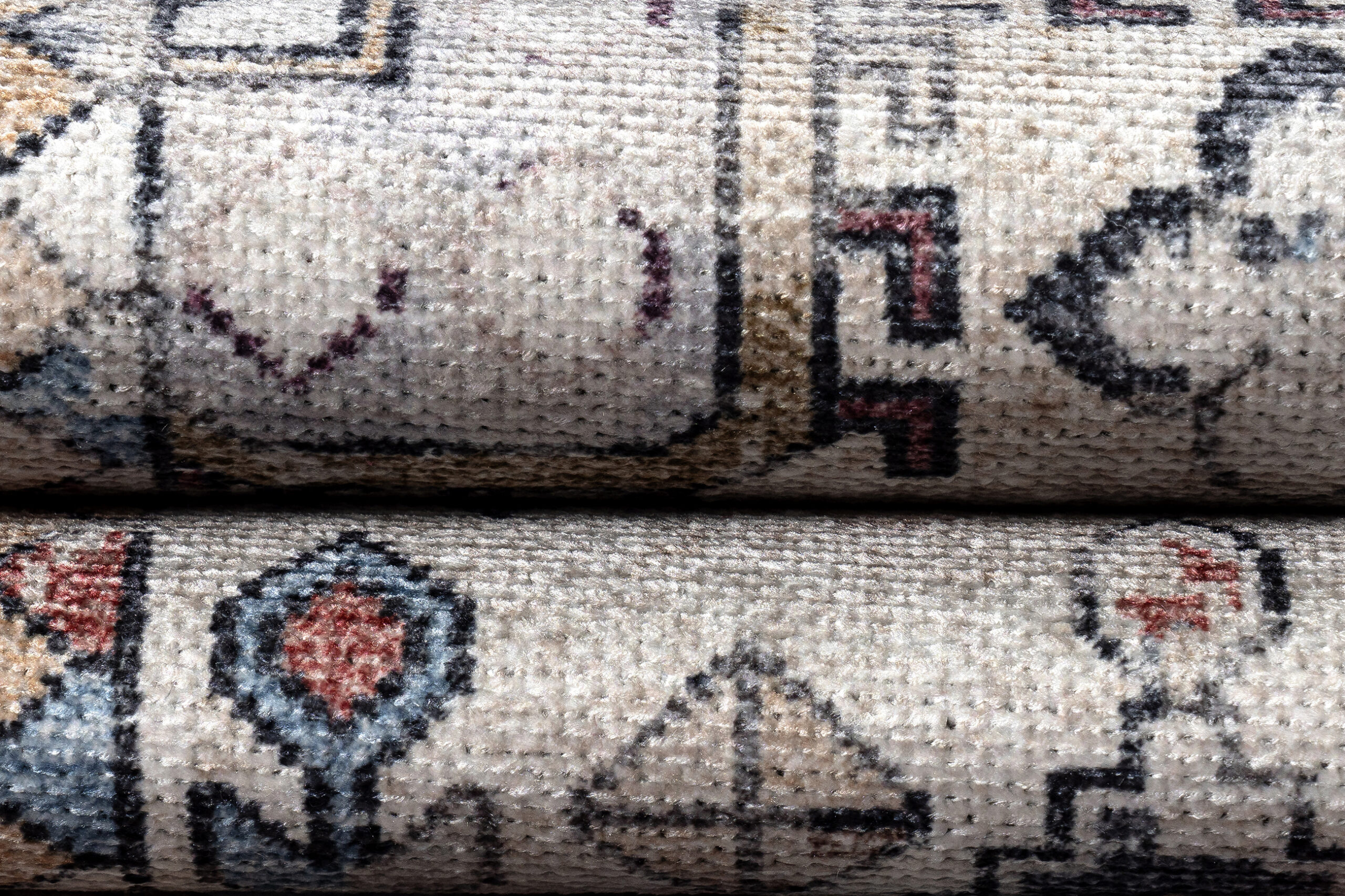 Dubai Multicolour Vintage Non-Slip Rug