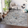 Dubai Multicolour Vintage Non-Slip Rug