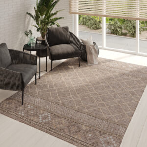Outdoor Rug Melissa Brown Geometric