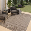 Outdoor Rug Melissa Brown Geometric