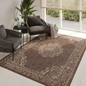 Outdoor Rug Melissa Dark Brown Vintage