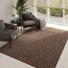 Outdoor Rug Melissa Dark Brown Diamonds