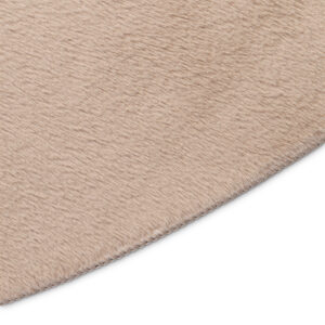Area Rug Lumi Round Beige Non-Slip