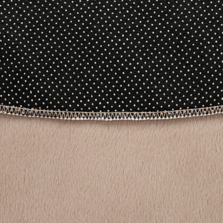 Area Rug Lumi Round Brown Non-Slip