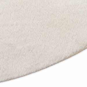 Area Rug Lumi Round Cream Non-Slip