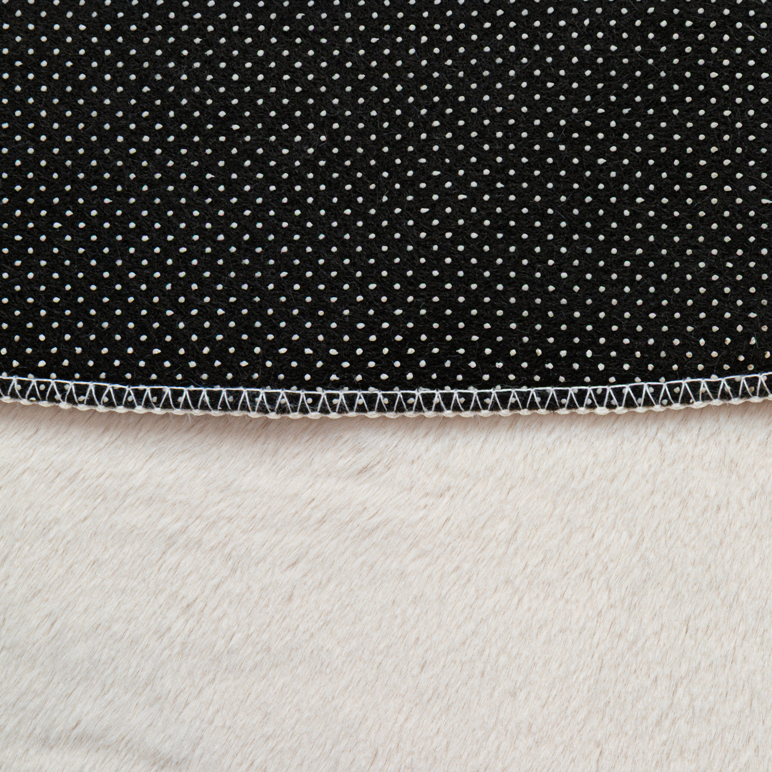 Area Rug Lumi Round Cream Non-Slip