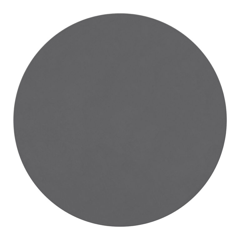 Area Rug Lumi Round Dark Grey Non-Slip