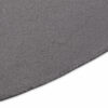 Area Rug Lumi Round Dark Grey Non-Slip