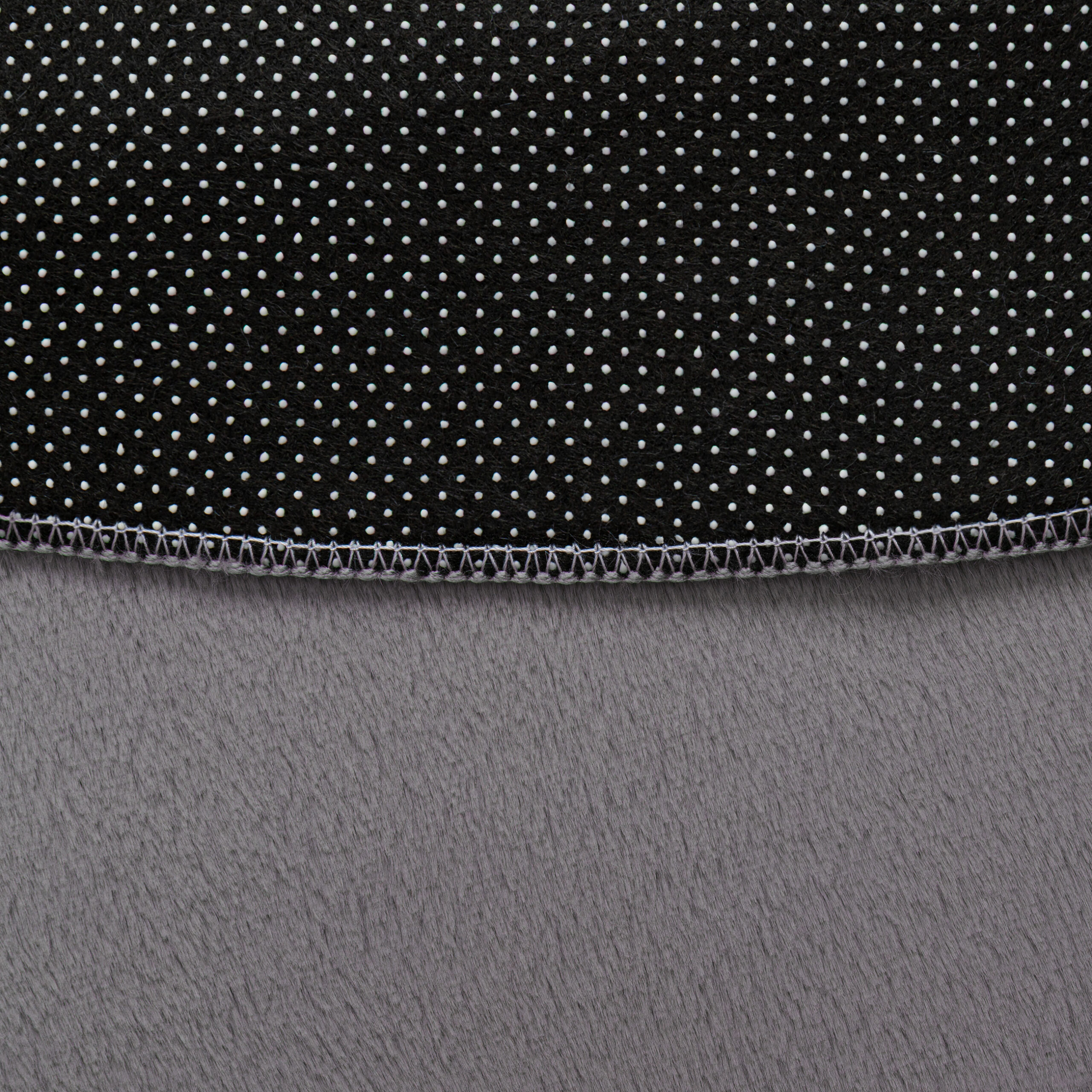 Area Rug Lumi Round Dark Grey Non-Slip