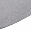 Area Rug Lumi Round Light Grey Non-Slip
