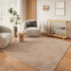 Area Rug Lumi Square Beige Non-Slip