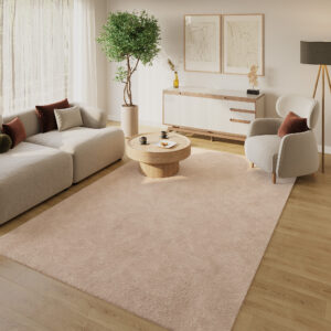 Area Rug Lumi Brown Non-Slip