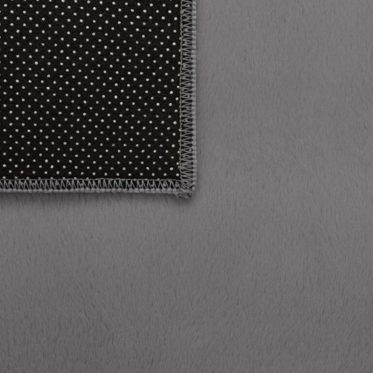 Area Rug Lumi Square Dark Grey Non-Slip