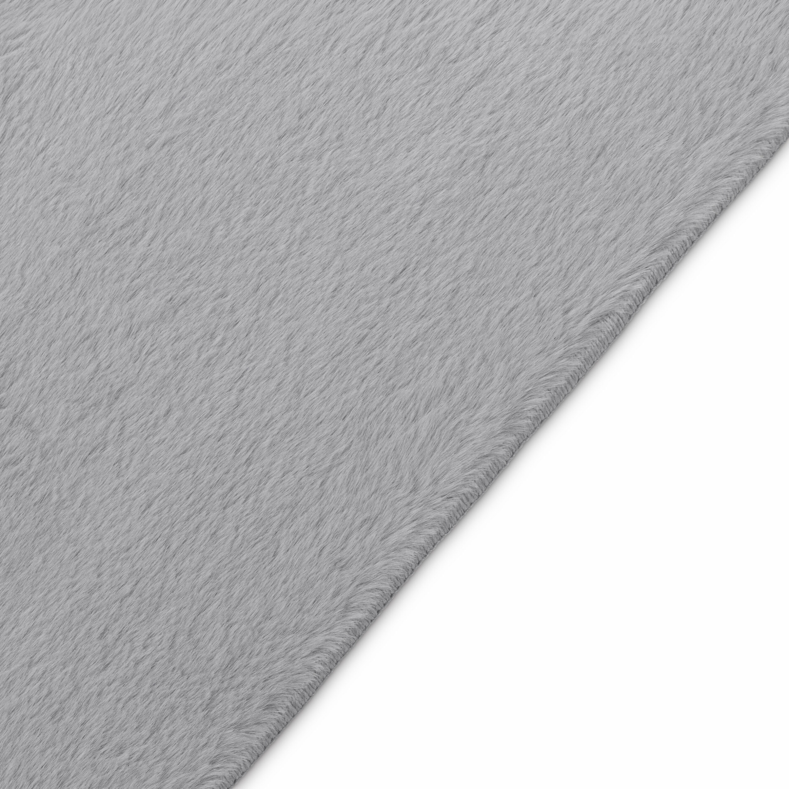 Area Rug Lumi Square Light Grey Non-Slip