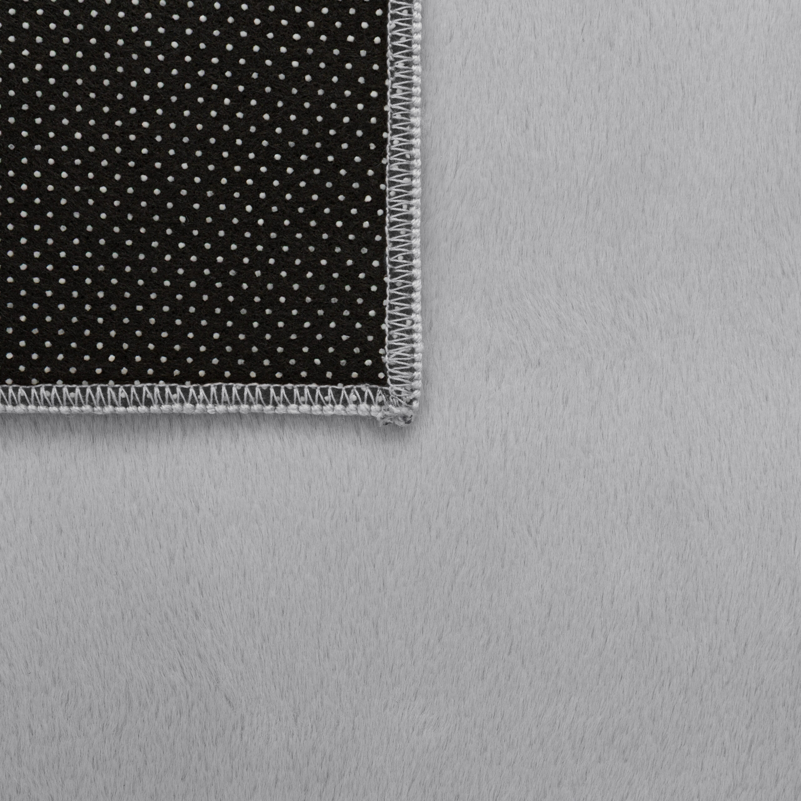 Area Rug Lumi Square Light Grey Non-Slip