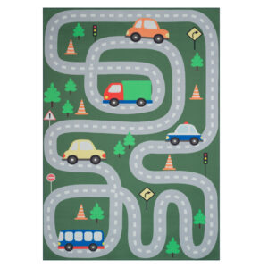 Children’s Rug Snooki Green Road Non-Slip