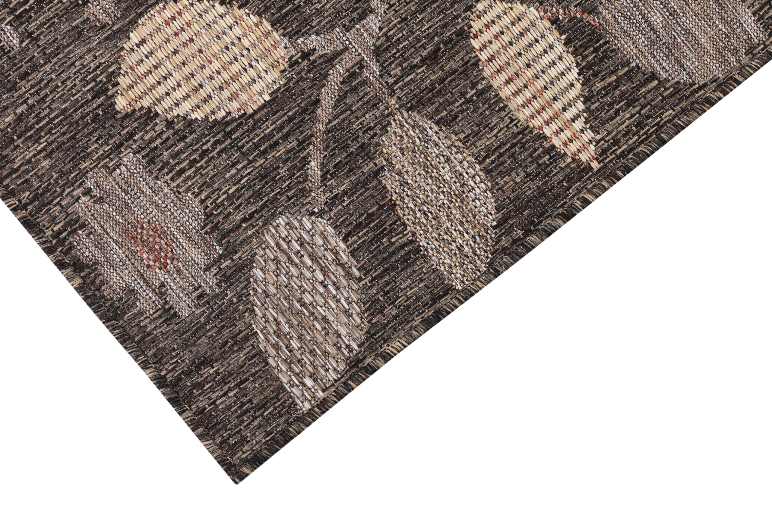 Outdoor Rug Melissa Brown Flowers