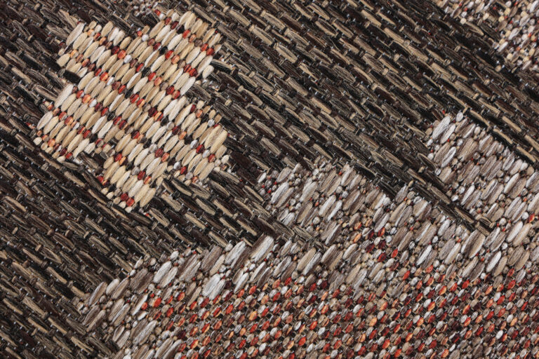 Outdoor Rug Melissa Brown Flowers