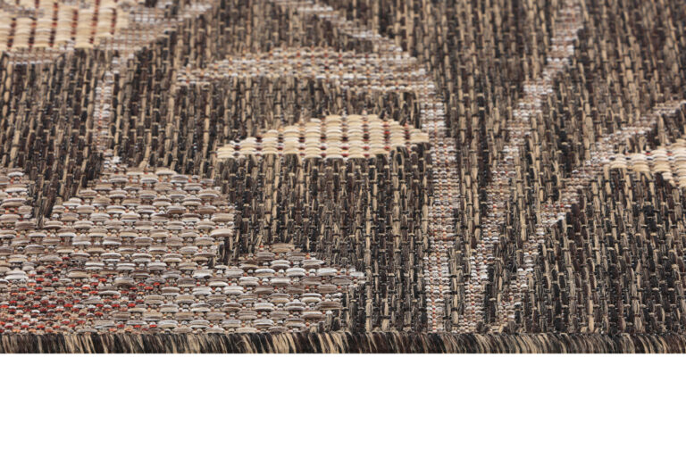 Outdoor Rug Melissa Brown Flowers