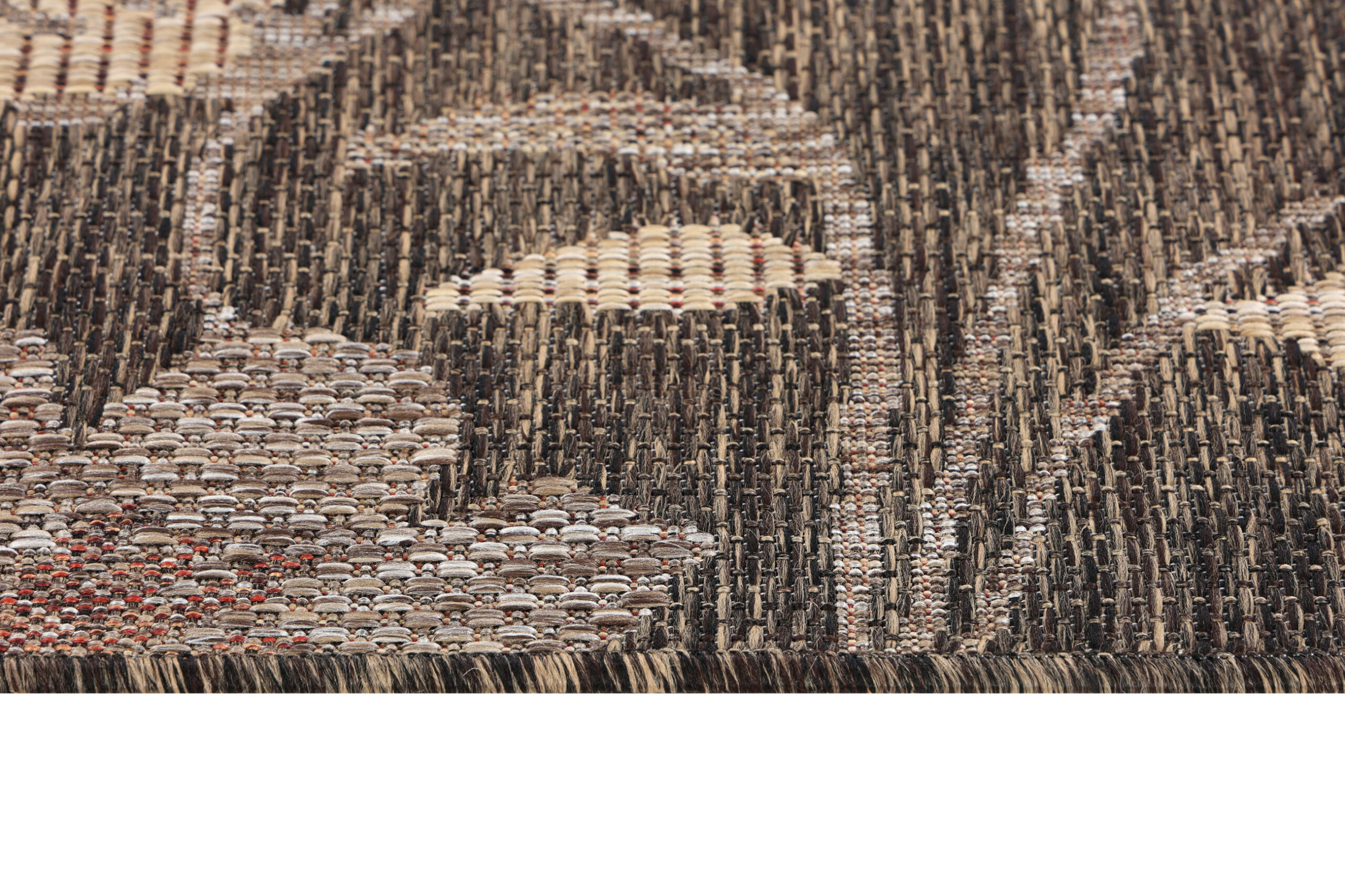 Outdoor Rug Melissa Brown Flowers