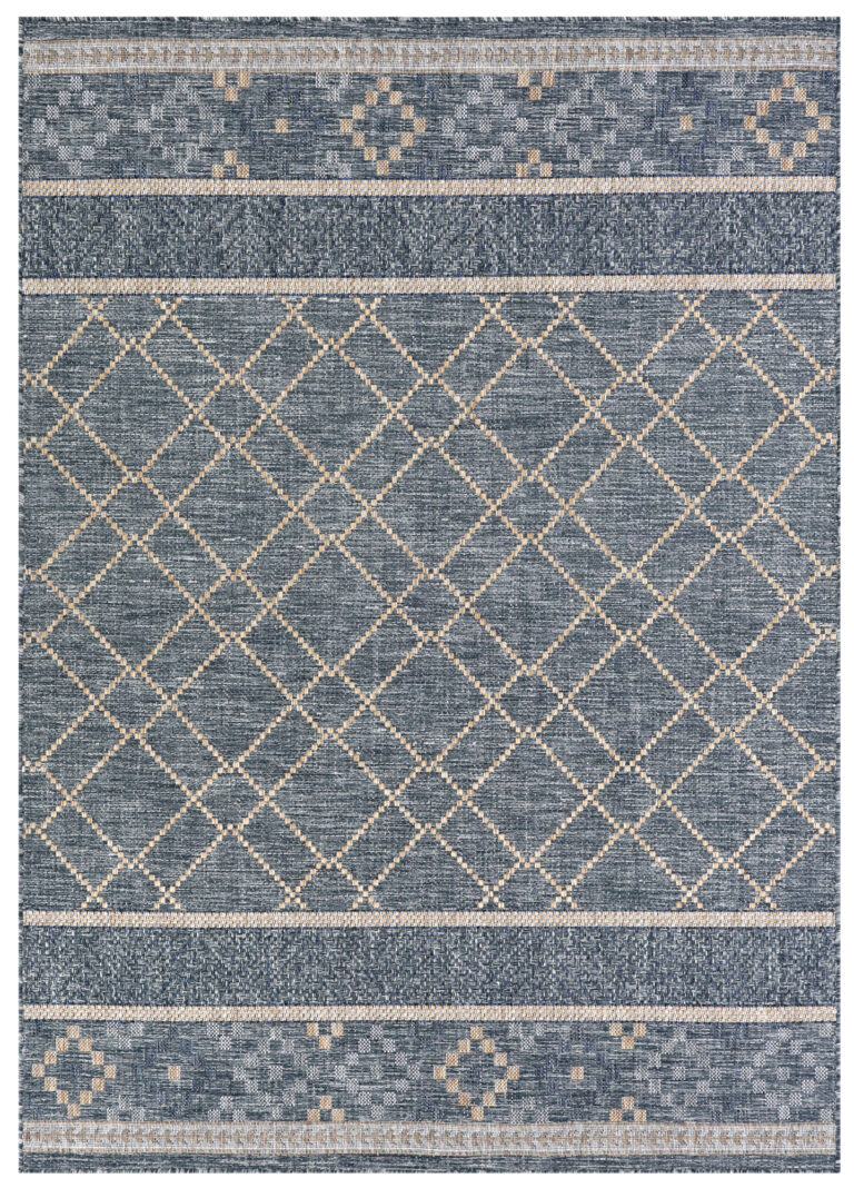Outdoor Rug Melissa Blue Geometric
