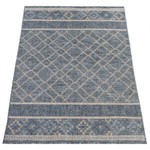 Outdoor Rug Melissa Blue Geometric