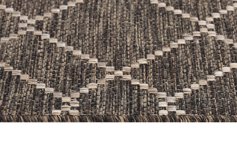 Outdoor Rug Melissa Dark Brown Geometric