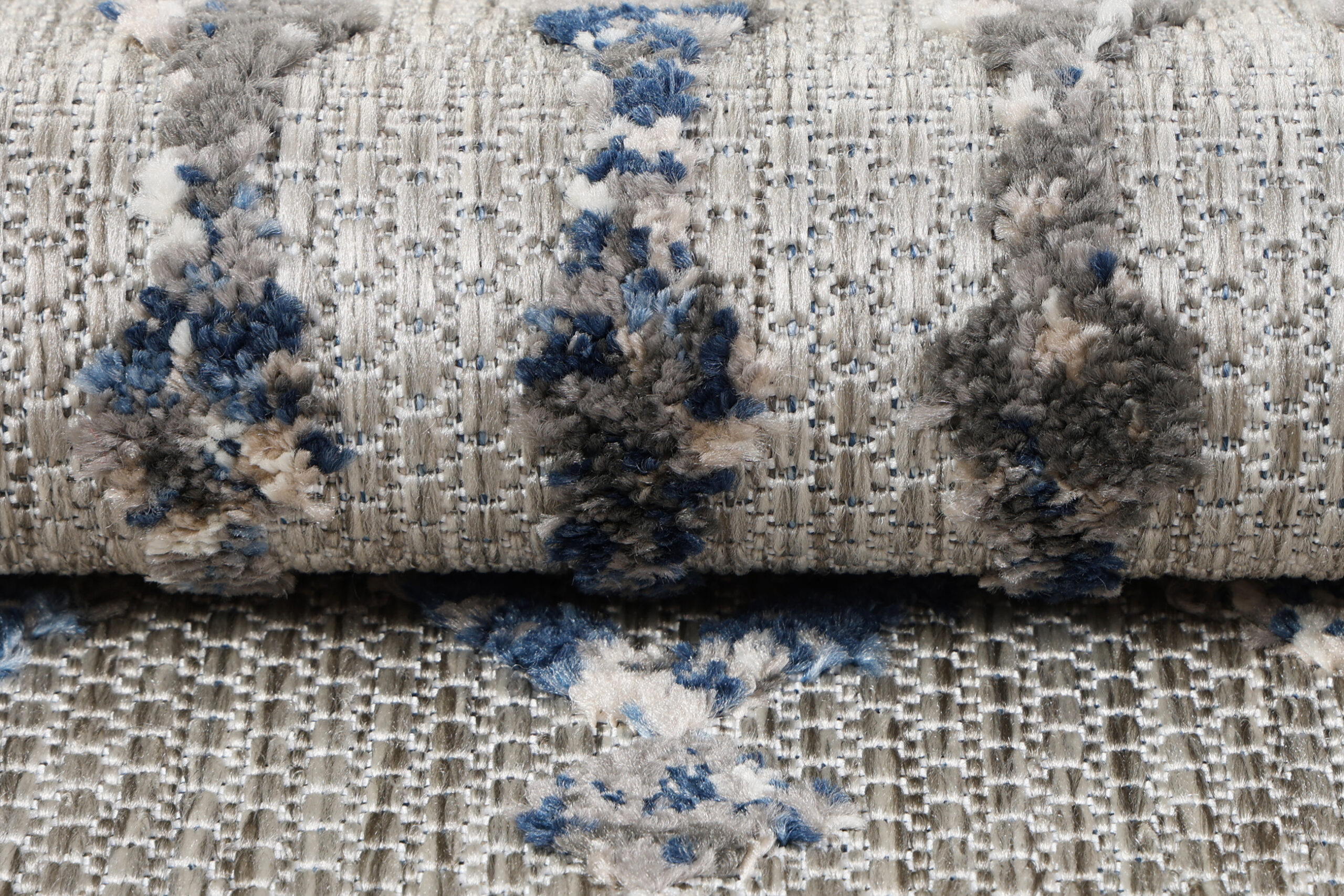 Outdoor Patio Rug Gray Geometric