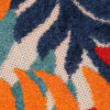 Outdoor Patio Rug Multicolor Tropical