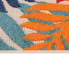 Outdoor Patio Rug Multicolor Tropical