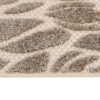 Outdoor Patio Rug Beige Flowers