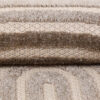Outdoor Patio Rug Beige Cream Lines