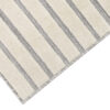 Outdoor Patio Rug Cream Gray Lines