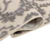 Outdoor Patio Rug Cream Gray Ornaments