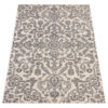 Outdoor Patio Rug Cream Gray Ornaments