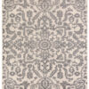 Outdoor Patio Rug Cream Gray Ornaments
