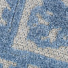 Outdoor Patio Rug Blue Ornaments