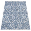 Outdoor Patio Rug Blue Ornaments