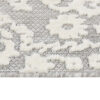 Outdoor Patio Rug Gray Cream Ornaments