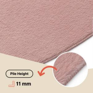 Area Rug Lumi Round Cream Non-Slip