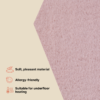 Area Rug Lumi Round Light Grey Non-Slip