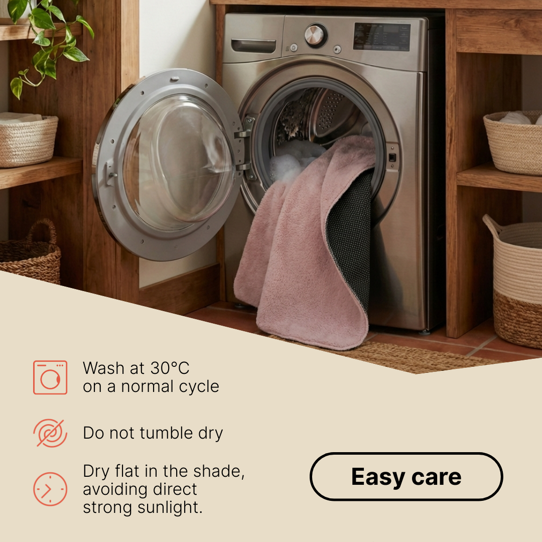 Area Rug Lumi Light Grey Non-Slip