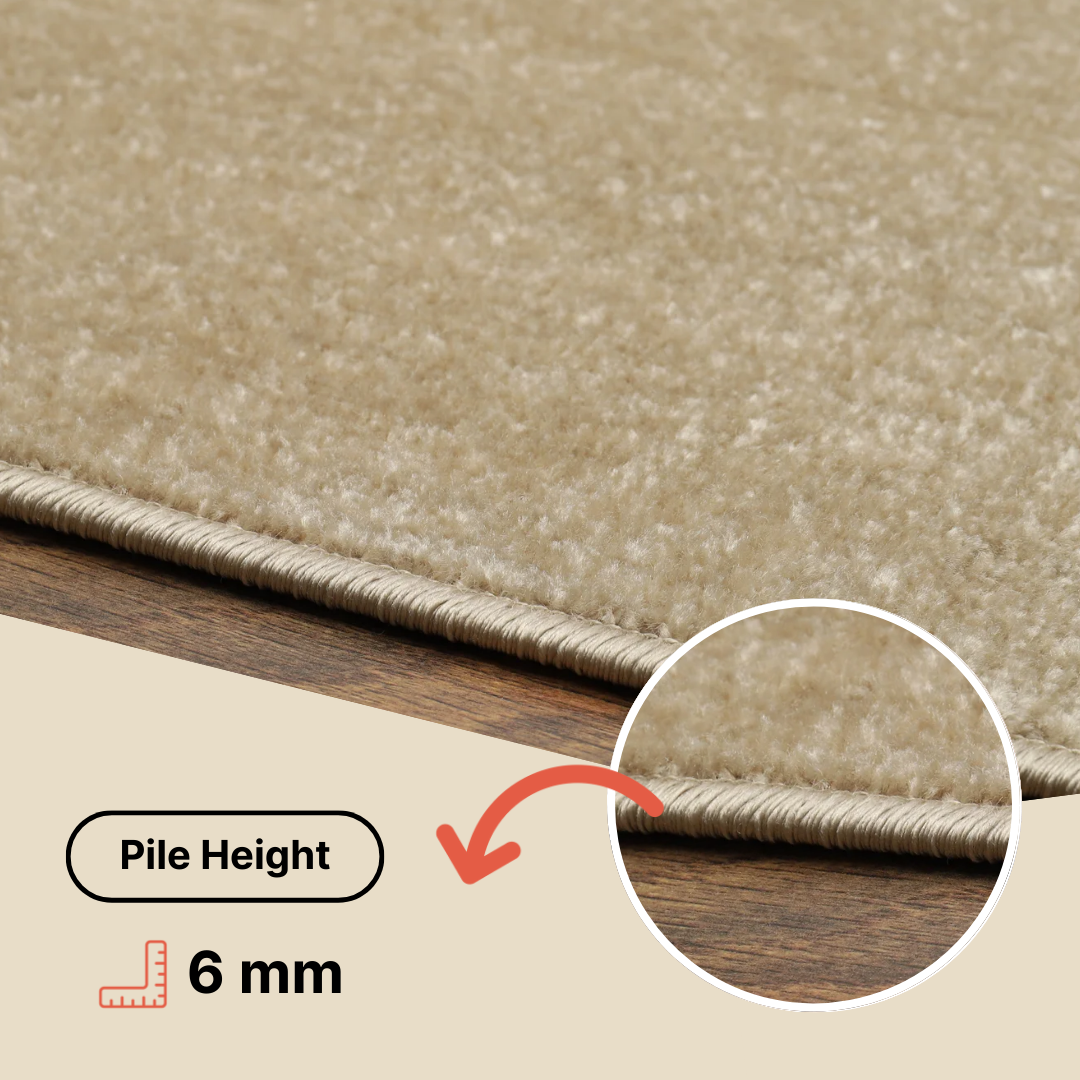 Area Rug Mono Square Indoor Outdoor Yellow