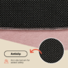 Area Rug Lumi Round Light Grey Non-Slip