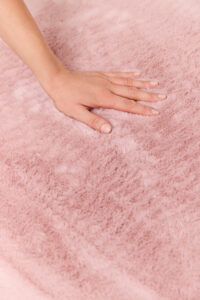 Area Rug Lumi Square Pink Non-Slip