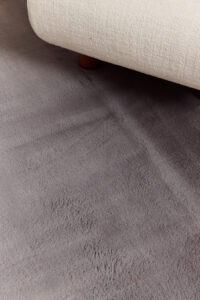 Area Rug Lumi Square Dark Grey Non-Slip