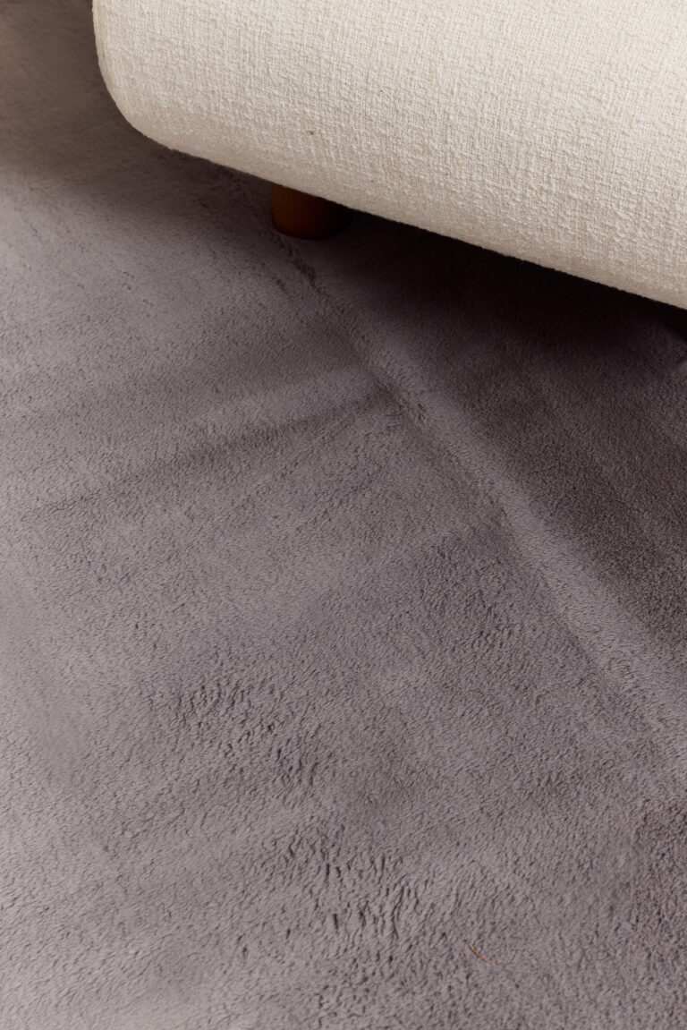 Area Rug Lumi Square Dark Grey Non-Slip