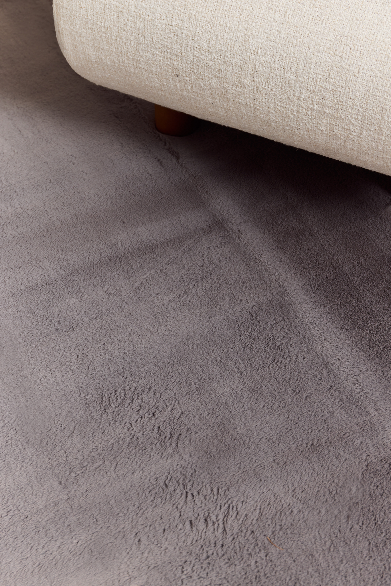 Area Rug Lumi Square Dark Grey Non-Slip