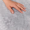 Area Rug Lumi Round Light Grey Non-Slip