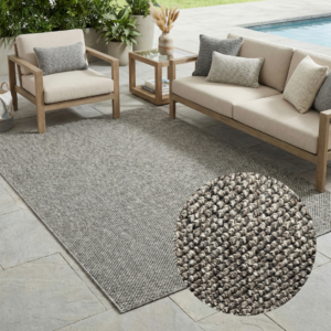 Outdoor Rug Calma Dark Grey
